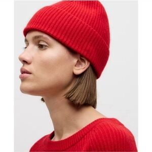 J. Crew Ribbed Cashmere Beanie